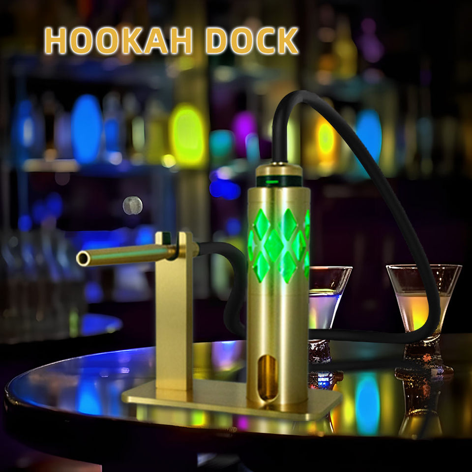 Fumytech Hookah Dock - Gold